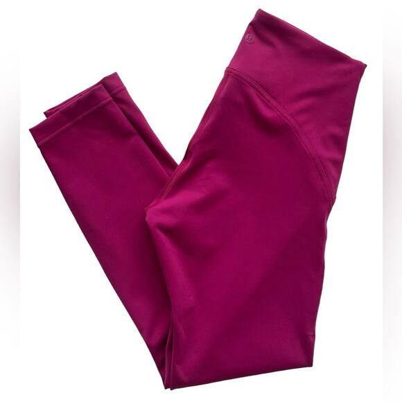 Lululemon InStill high rise leggings magenta purple 6 - Picture 3 of 9